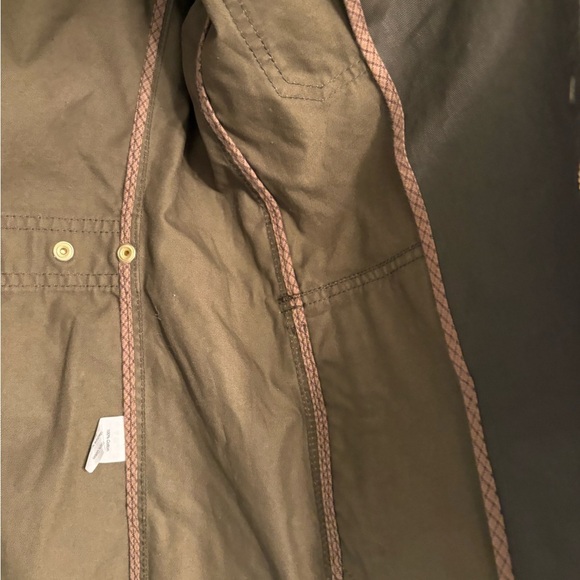 J. Crew Downtown Field Jacket Mossy Brown Olive Size Small Petite - Picture 13 of 17